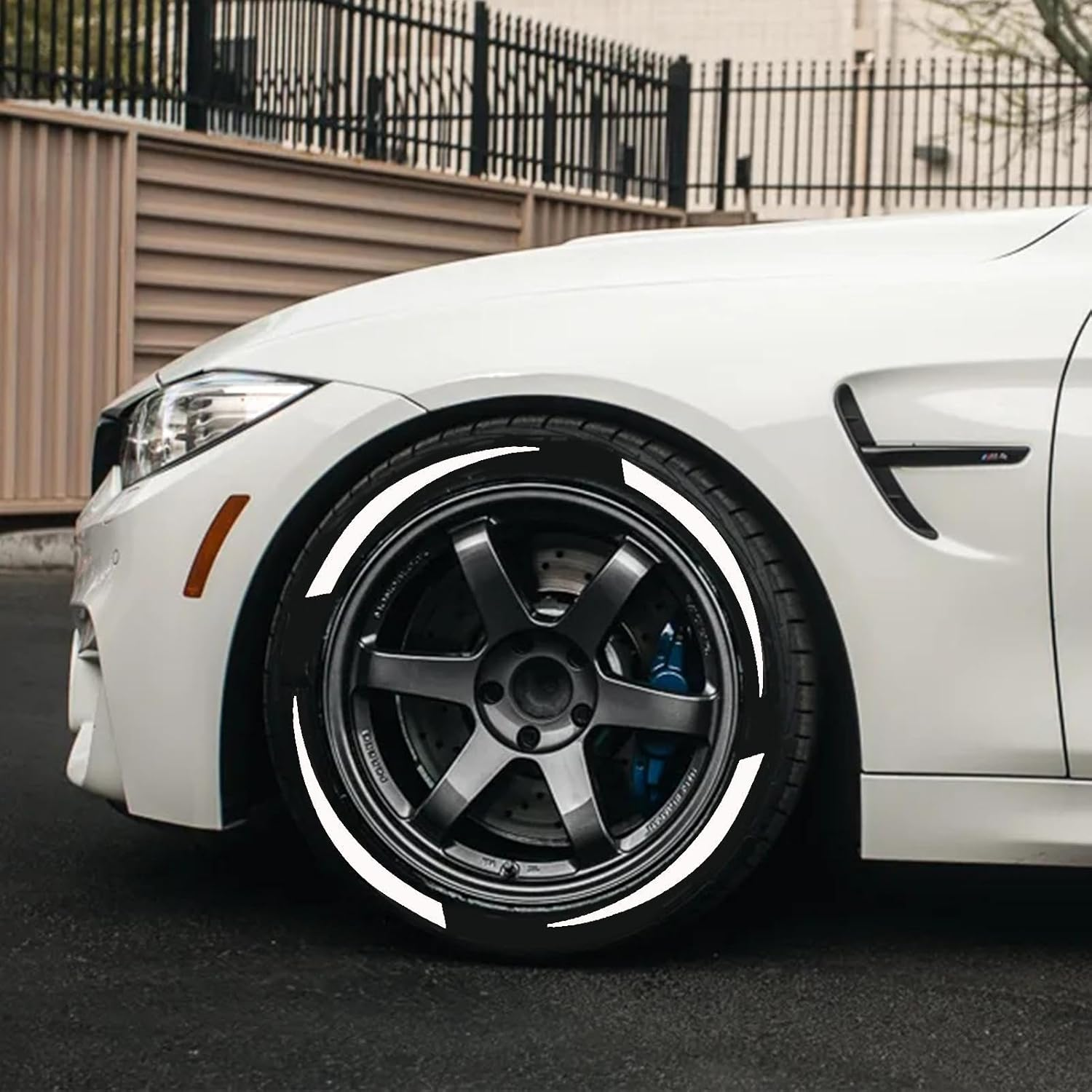 Tyre Marker Paint, Tire Paint Marker Smooth Ink Touch-Up Pen for Tire, Glass, Black Paper, Fabric, Ceramic, Car Decoration Accessories image number 6