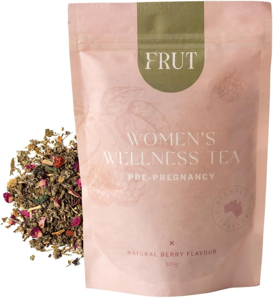 Fertility Tea | Organic Women&rsquo;S Wellness Pre-Pregnancy Herbal Tea | Natural Berry Flavour | Caffeine-Free Raspberry Leaf Blend | Supports Women&rsquo;S Reproductive System | 100G Loose Leaf image number 5