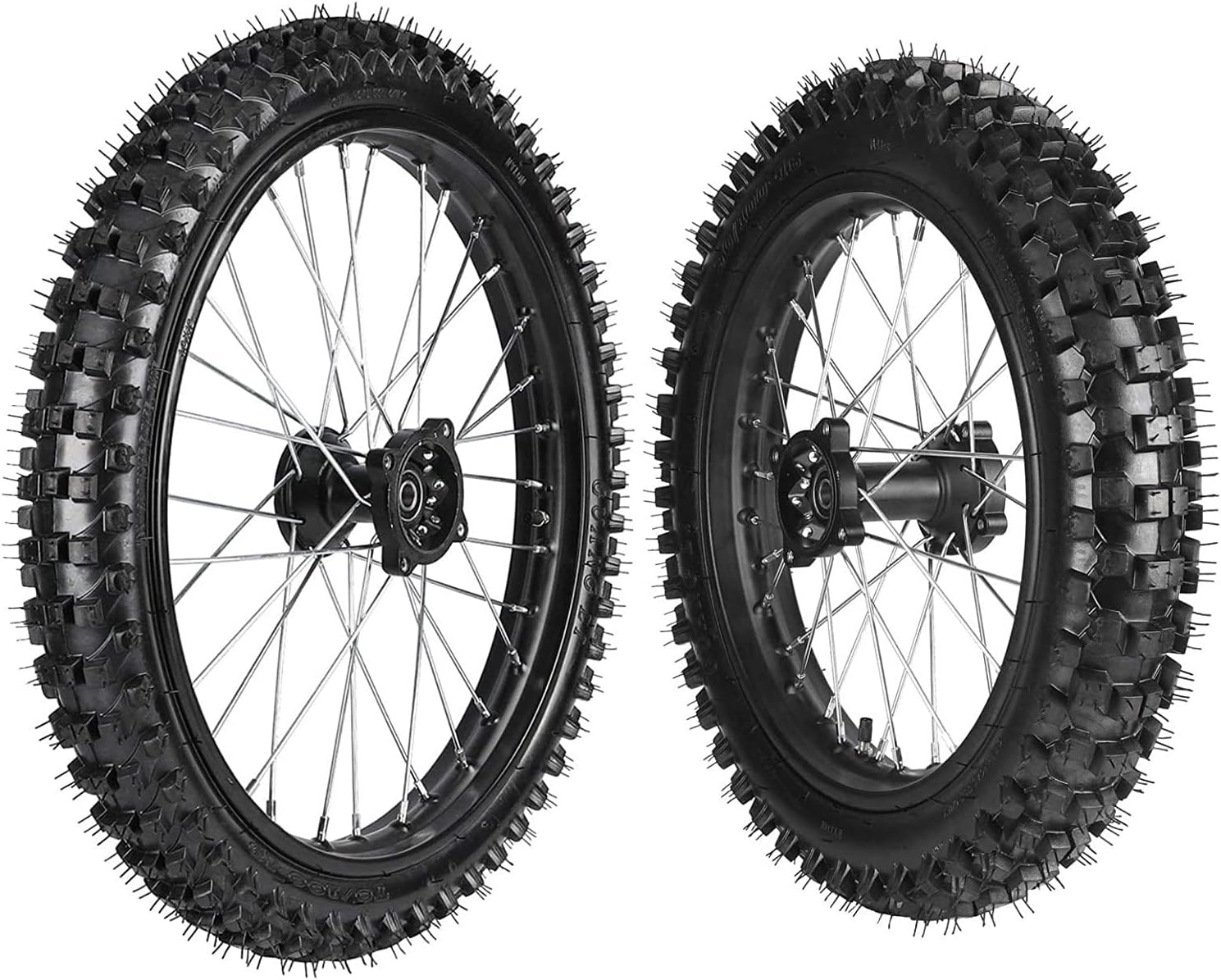 YC Yier 19" Front Wheel & 16" Rear Wheel 70/100-19 90/100-16 Tire and Rim Assembly 15Mm Bearing for Pit Dirt Bike Motocross Offroad SSR Taotao Apollo 125Cc 140Cc 150Cc 160Cc 200Cc 250Cc image number 1