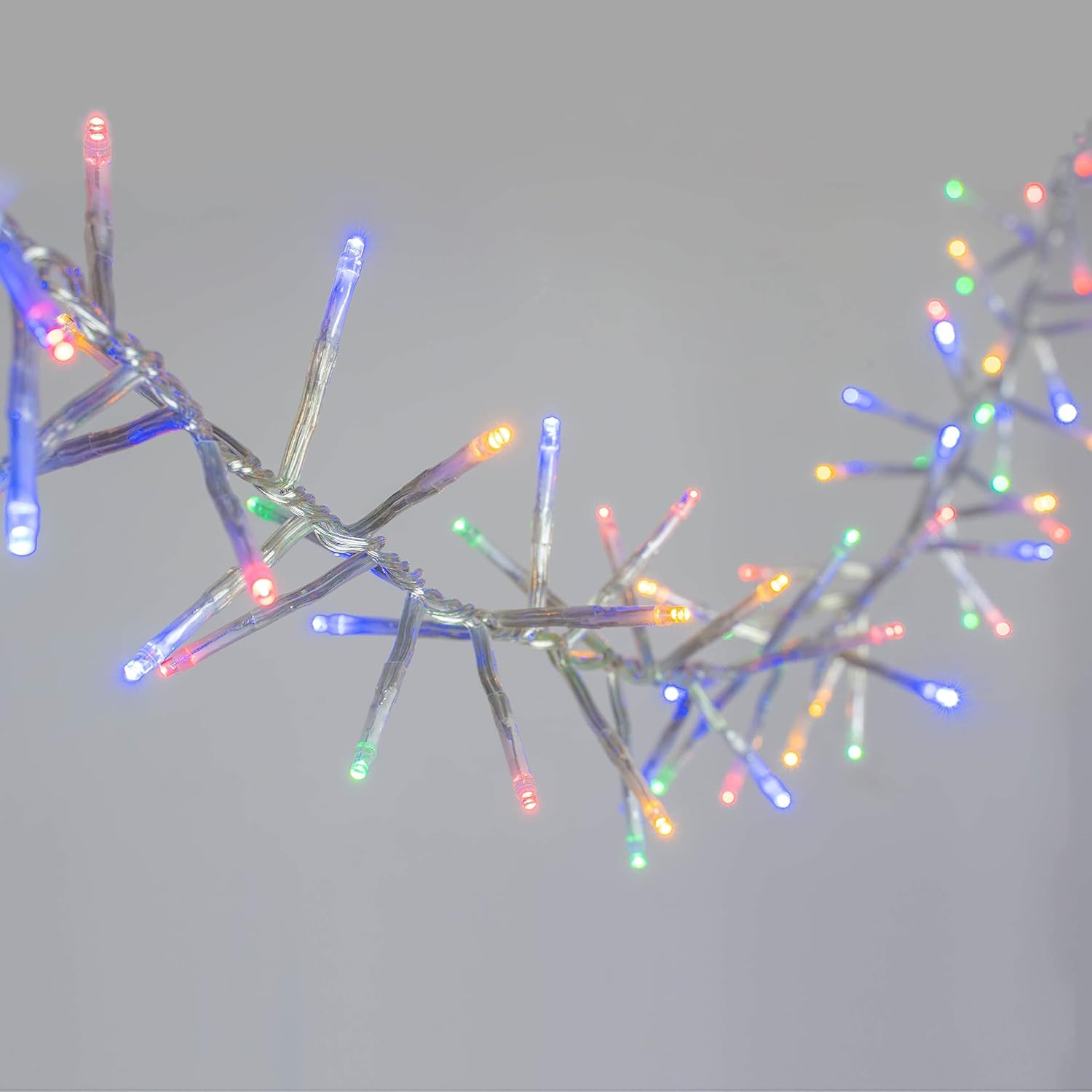 720 LED Cluster Light with Clear Cable -3 Colour Options - Warm White