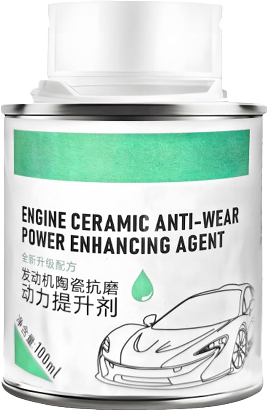 Anti-Friction Engine - 100Ml Oil Additive with Anti-Wear Protection | Ceramic Metal Conditioner Turbo Stabilizer | Engine Restore Fluid | Noise Reduction for Car Performance image number 1