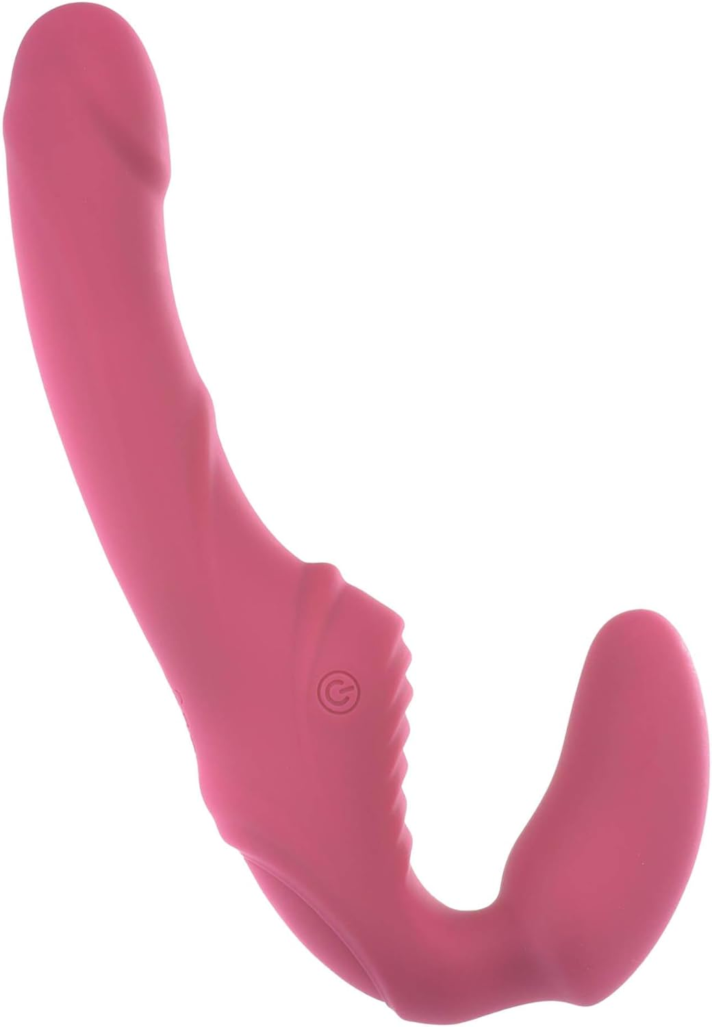 Adam & Eve Adam & Eve Eve'S Vibrating Strapless Strap on Dildo, Pink | Rechargeable & Waterproof Silicone Vibrator with Multiple Vibration Modes and Speeds | Shaft: 5" Insertable | Bulbous End: 3.16" image number 5