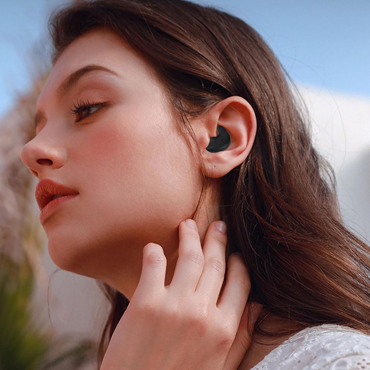 SENECESLI Sleep Earbuds, 2025 True Wireless Earbuds, Bluetooth 5.4 Earbuds for Side Sleepers, Hifi Stereo Noise Cancelling Headphone for Sleeping, Working, Hiking image number 2