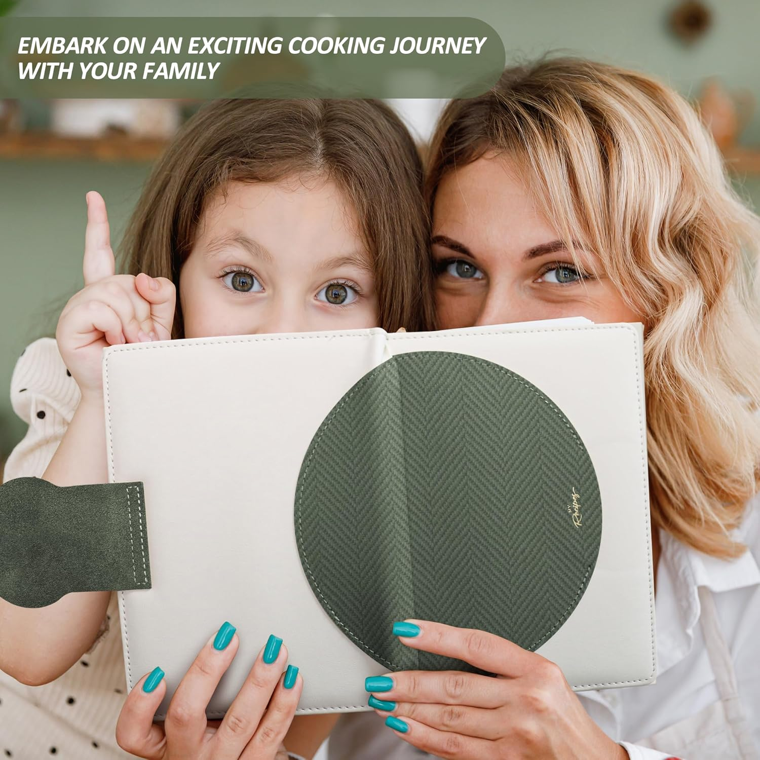 Blank Recipe Book for Own Recipes - Personalised Recipe Notebook for 100 Recipes - A5 Recipe Journal to Write Your Own Recipe Book - 224 Pages Empty Cookbook for Family & Cooking Lover image number 3