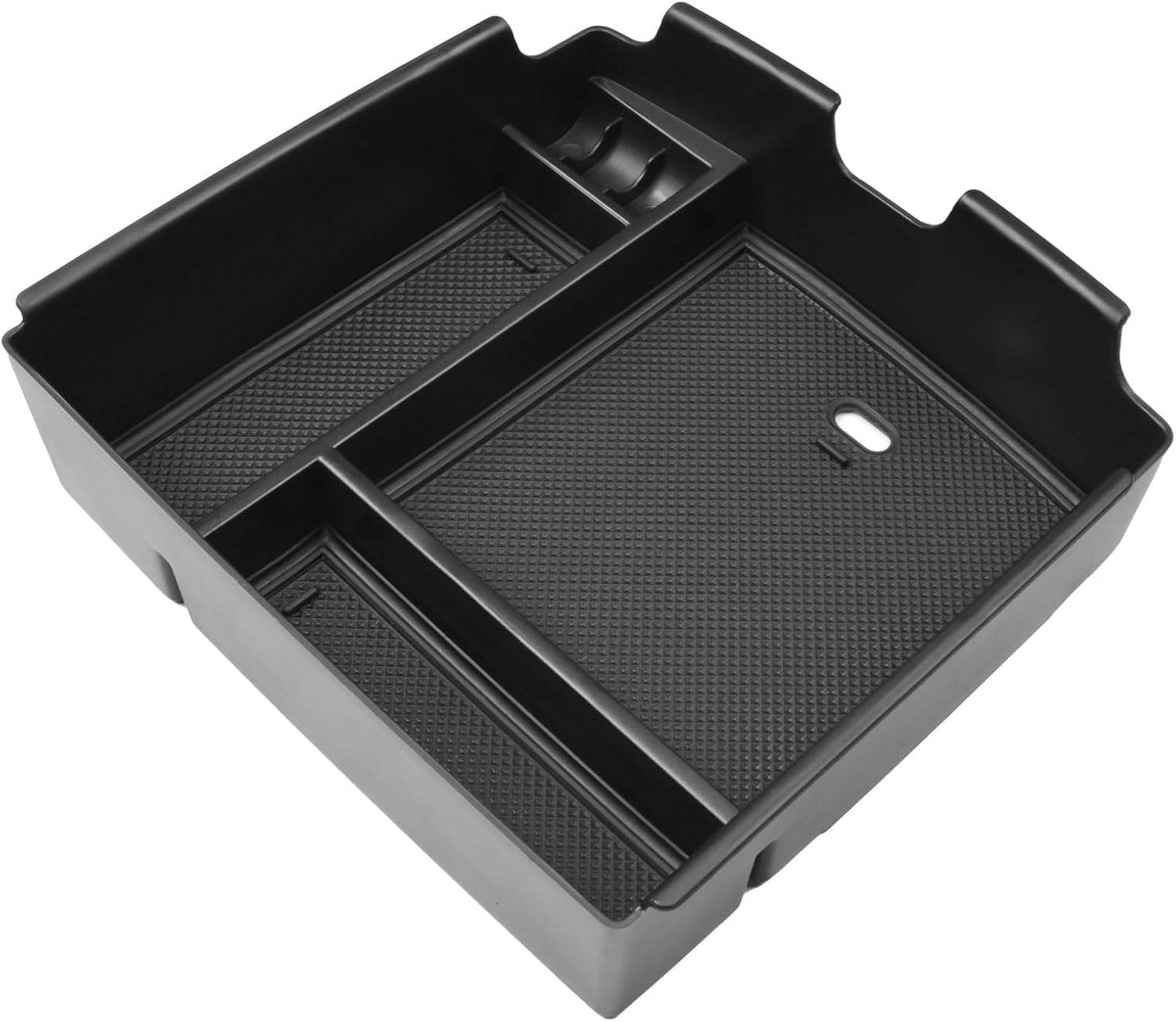 Center Console Organizer Compatible with Kia Carnival KA4 MPV 2022 2023 2024 Accessories Armrest Storage Box, Secondary Insert Tray Coin Holder, Black