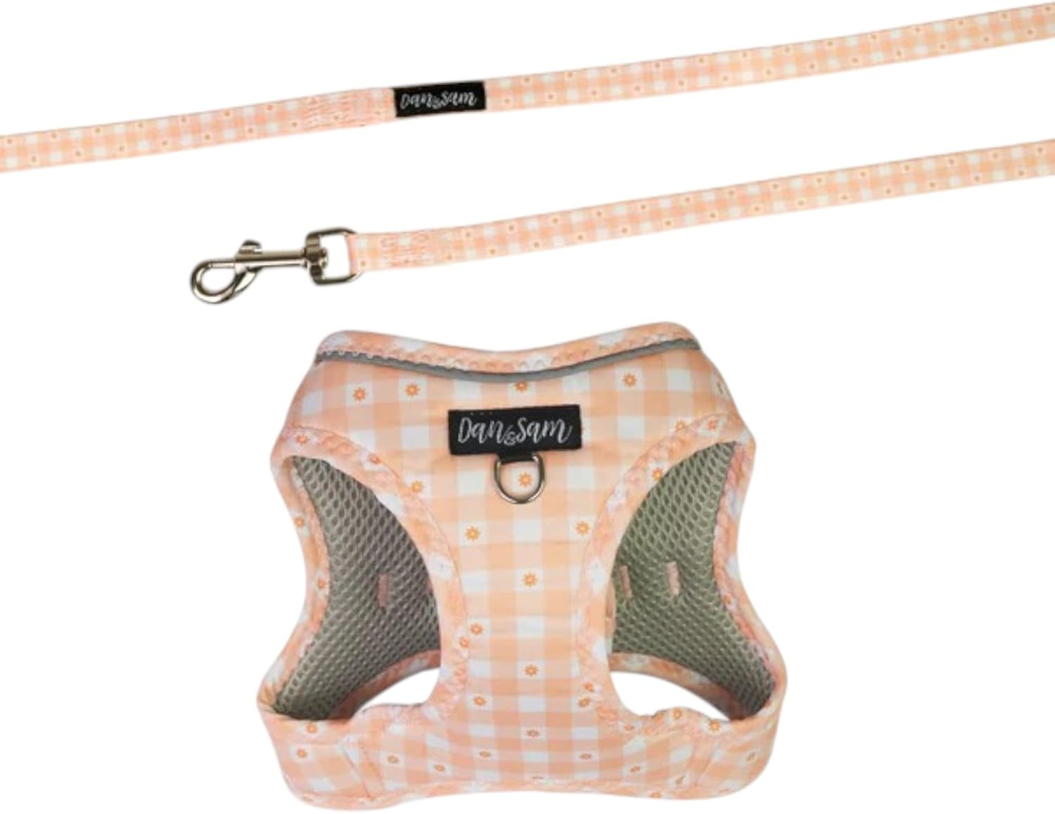 Dan & Sam Daisy Picnic Step-In Cat Harness & Lead, Large - Comfortable & Secure Fit, Adjustable Straps, Durable & Stylish Design - Ideal for Outdoor Adventures