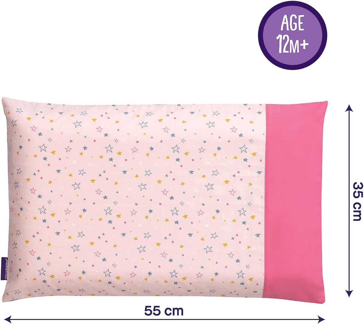 Clevafoam&reg; Toddler Pillow Case - Pink image number 2