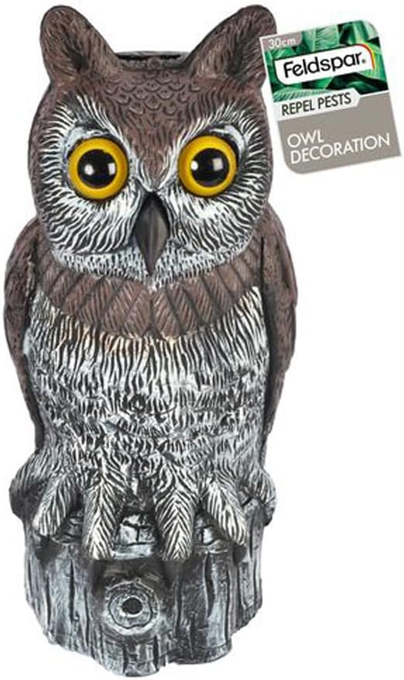 Feldspar Garden Decoration Owl, 30 Cm Size image number 3