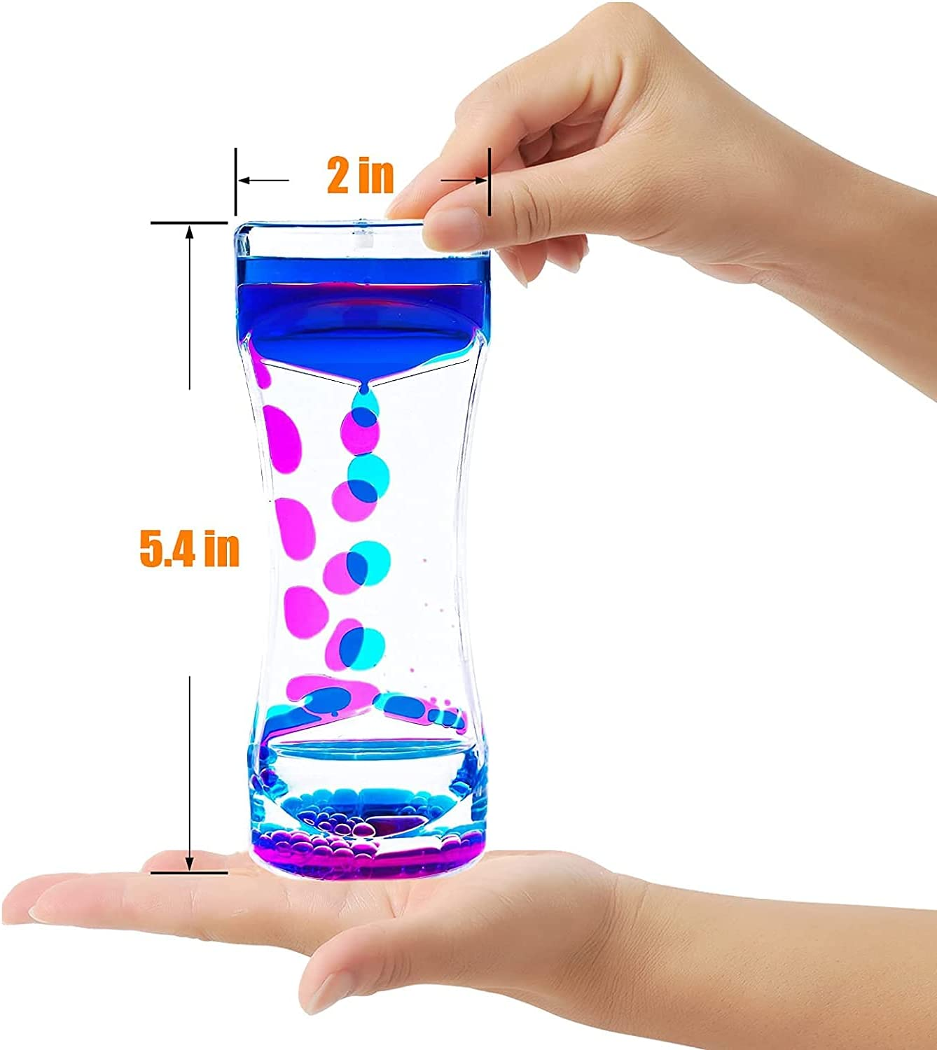 Liquid Motion Timer Fidget Toy, Sensory Toy, Children Activity, Calm Relaxing Desk Toy, ADHD, Anxiety, Stress Managment Toy for Kids and Adult image number 2