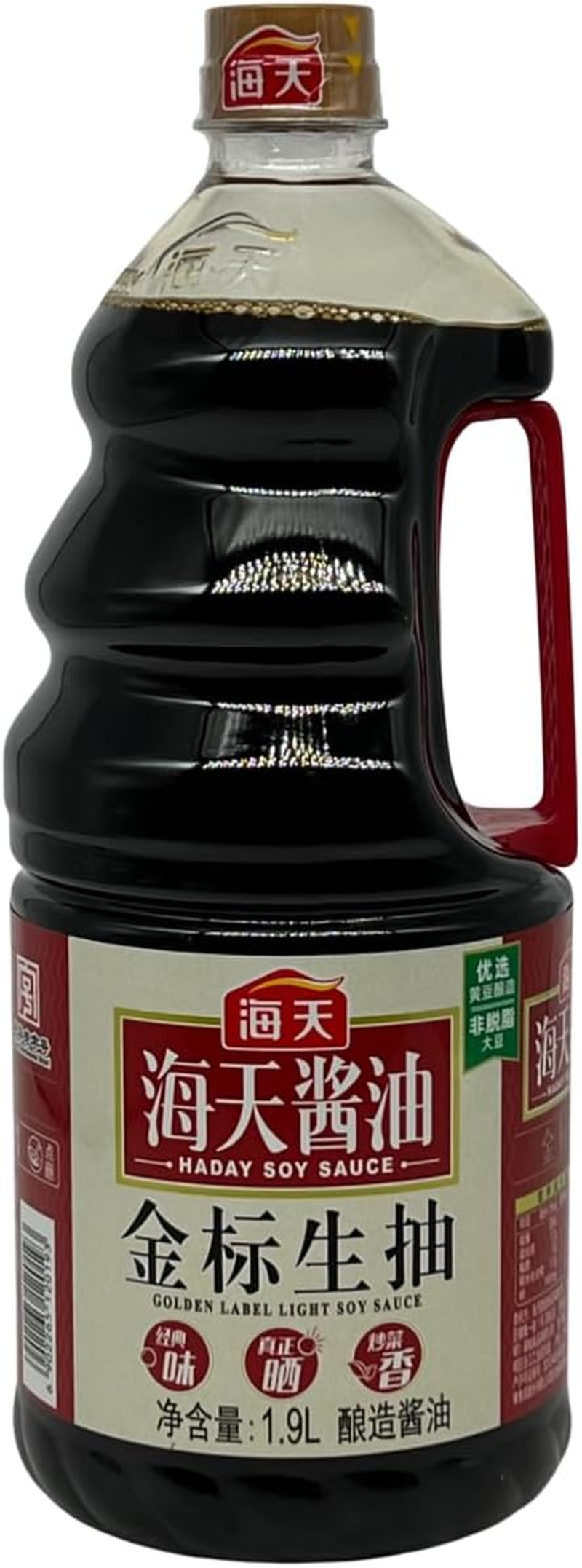 Haday Golden Label Light Soy Sauce 1.9 Litre image number 1
