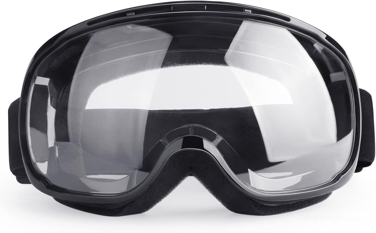 Motorcycle Goggles Dirt Bike Goggles 4-FQ Motocross Goggles Windproof Dustproof Scratch Resistant Ski Goggles Protective Safety Glasses PU Resin(Color Lens Marble Black Frame)