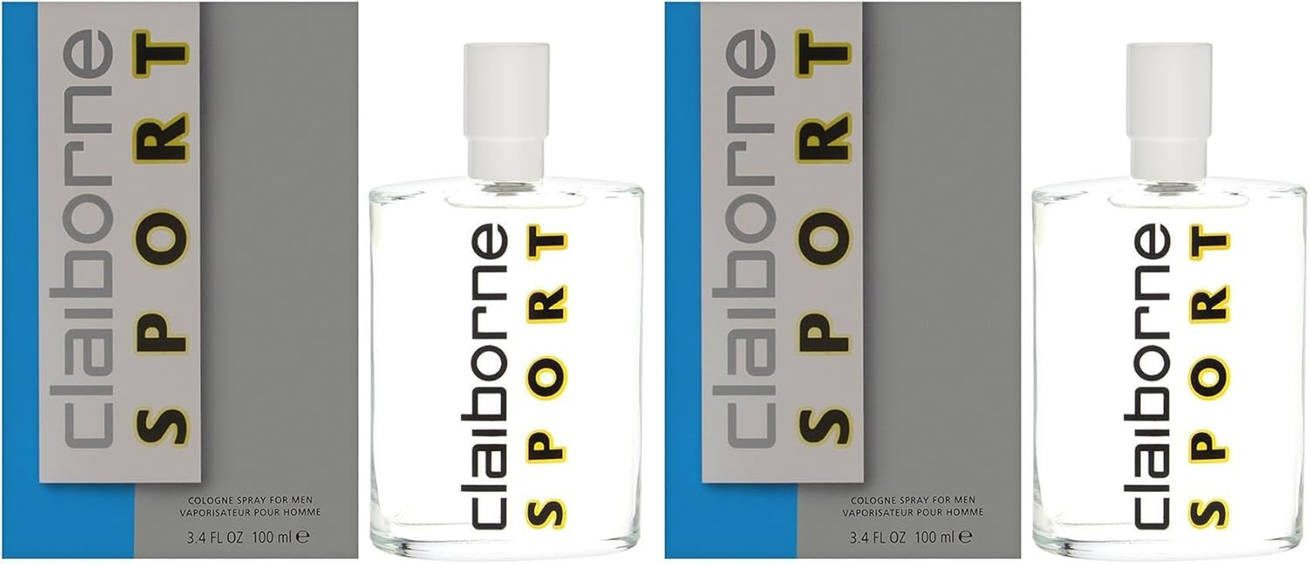 Liz Claiborne Claiborne Eau De Cologne Spray for Men, Sport, 100Ml (Pack of 2) image number 2