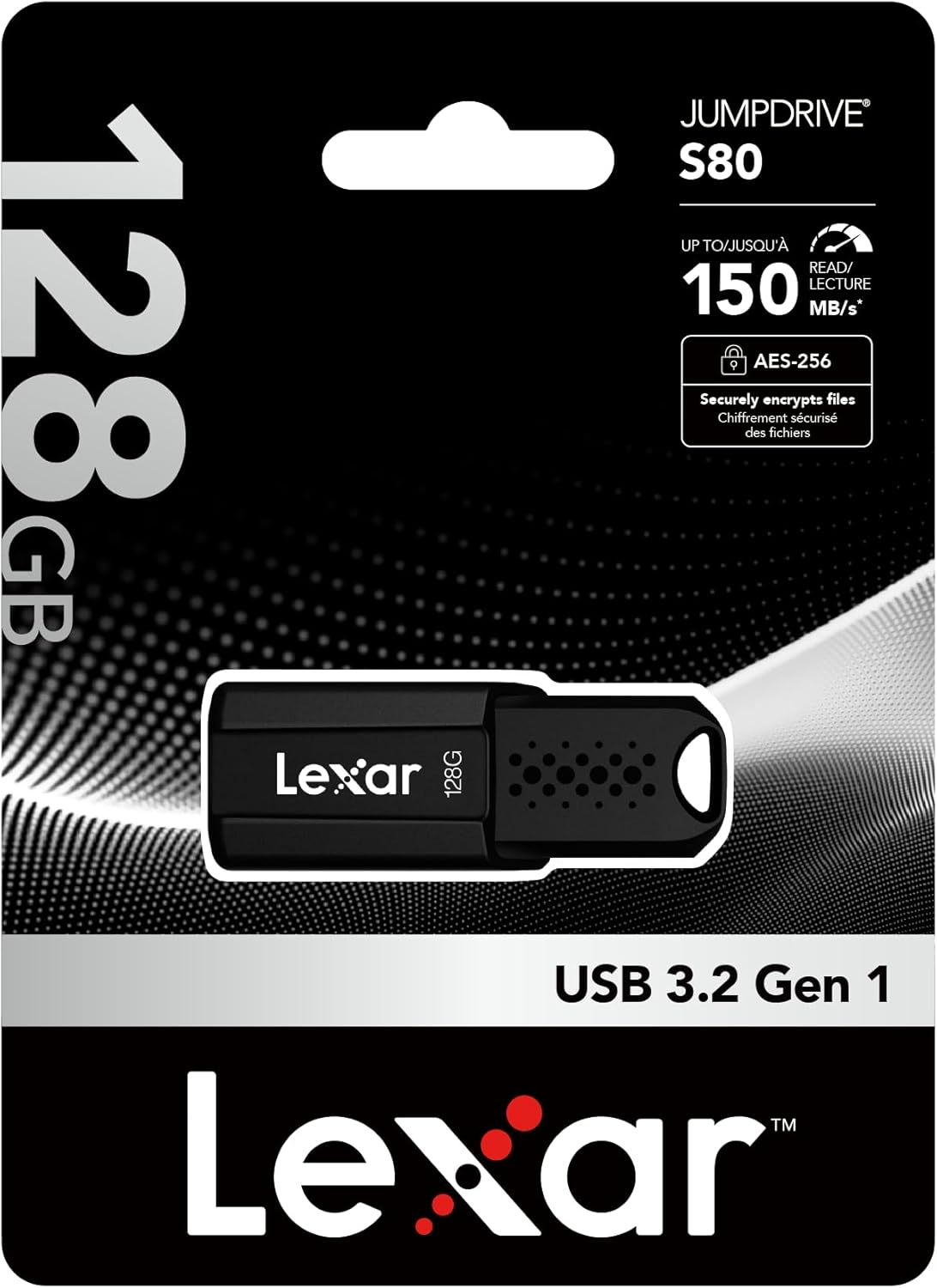 Lexar Jumpdrive S80 USB 3.1 Flash Drive, Capacity 128GB image number 1