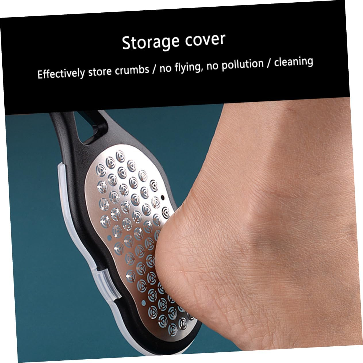 PLAFOPE 2Pcs Foot File Hard Skin Remover Exfoliator Foot Rasp Files Tool Random Style image number 3