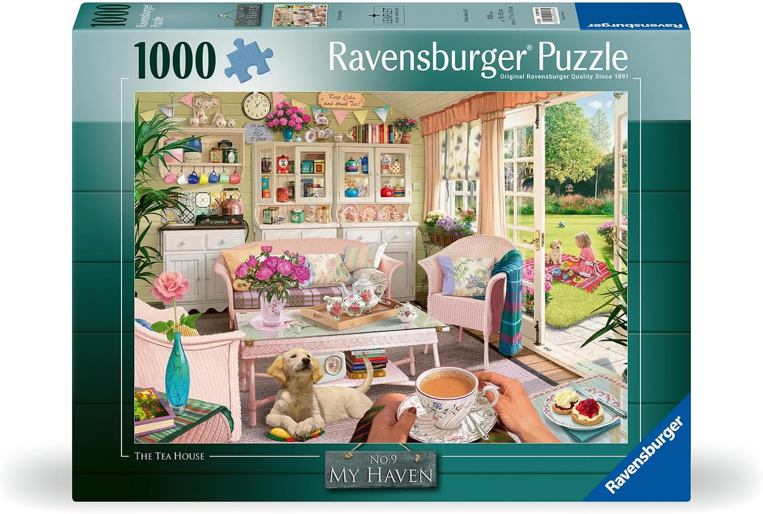 Ravensburger - My Haven No 12 the Tea Shed 1000P image number 1