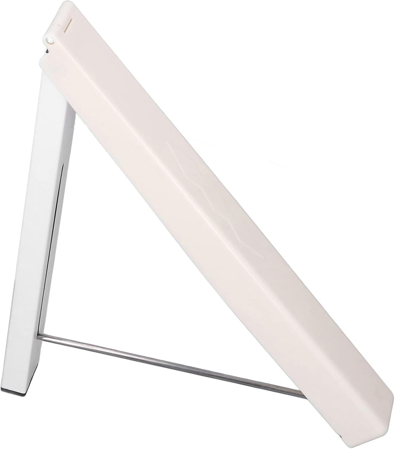 Lwuey Triangle Wall Mounted Clothes Hanger, Single Foldable Clothing Rack Triangles Retractable Cloth Drying Racks Hanging Dryer Rod Aluminum Alloy for Laundry Room Closet Storage Organization White image number 5