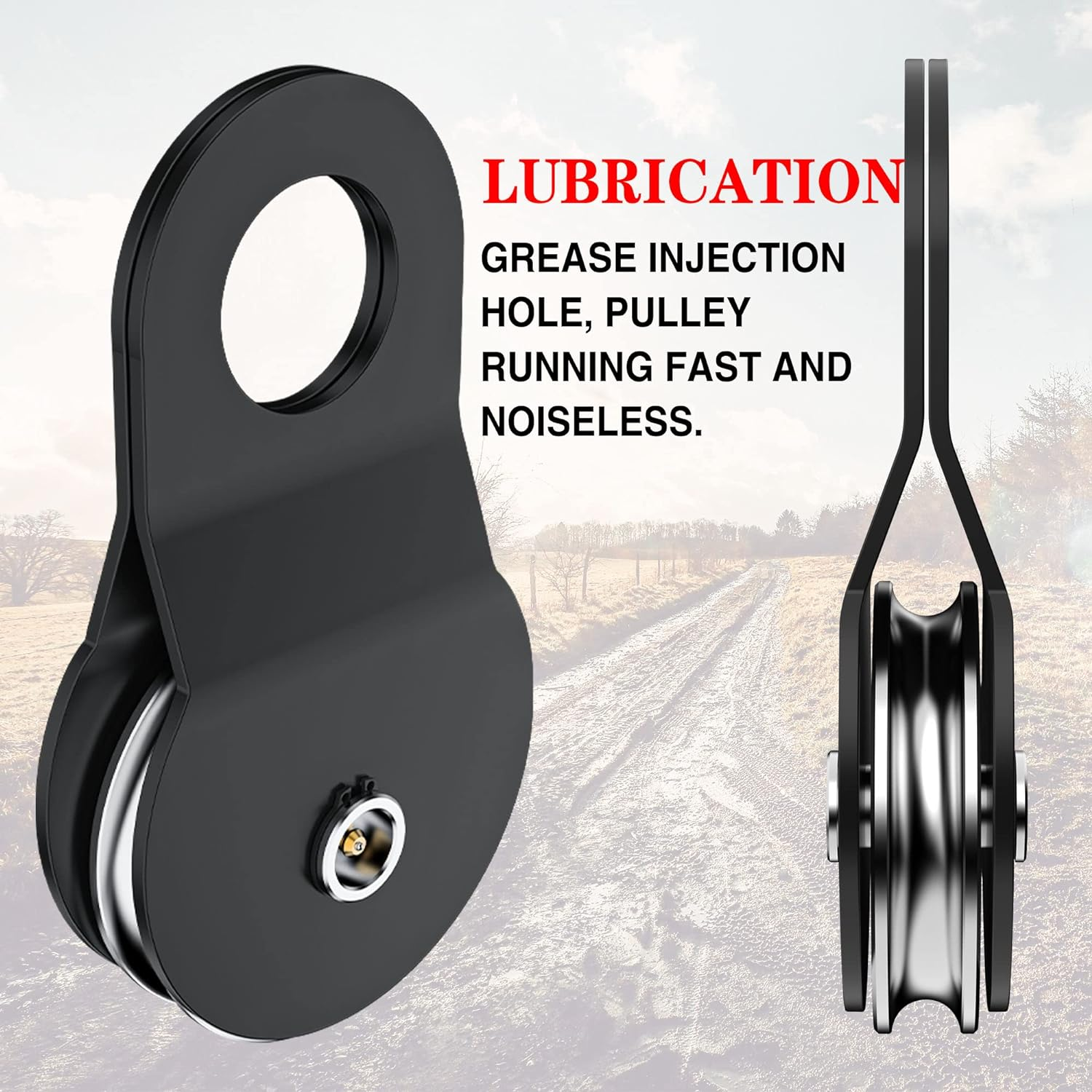 X-BULL 8T off Road Winch Recovery Snatch Block Pulley Double Your Winch Capacity image number 6