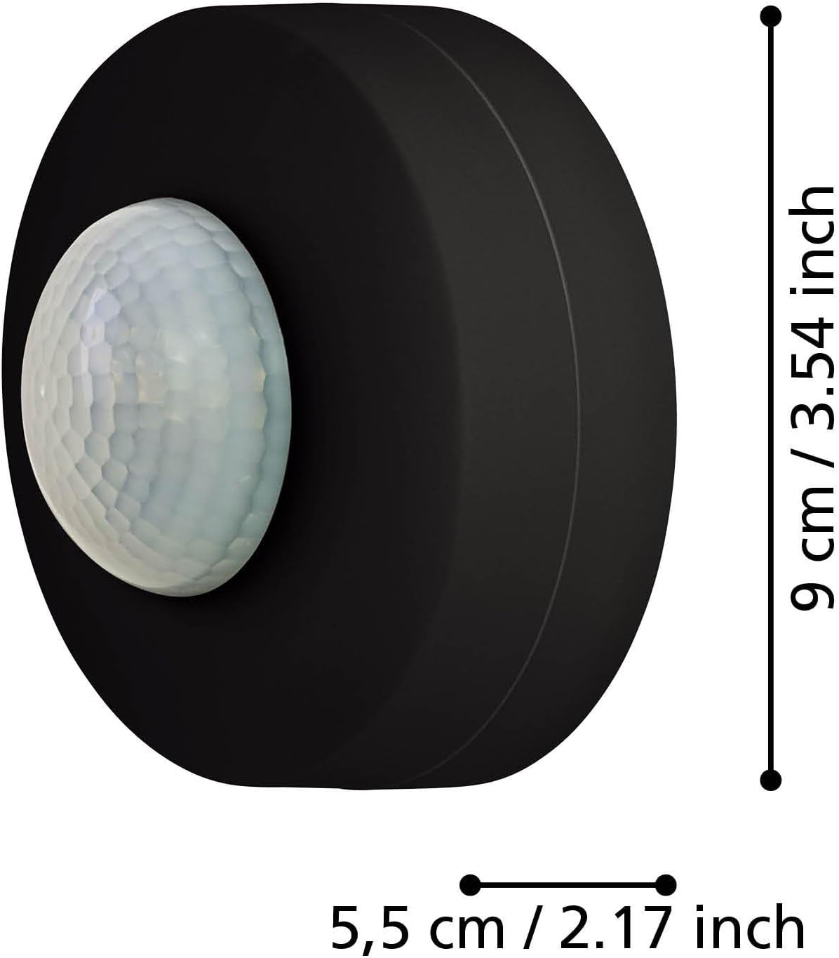EGLO 97422 DETECT ME 6 Motion Sensor, Black, &Oslash; 90 Mm image number 6