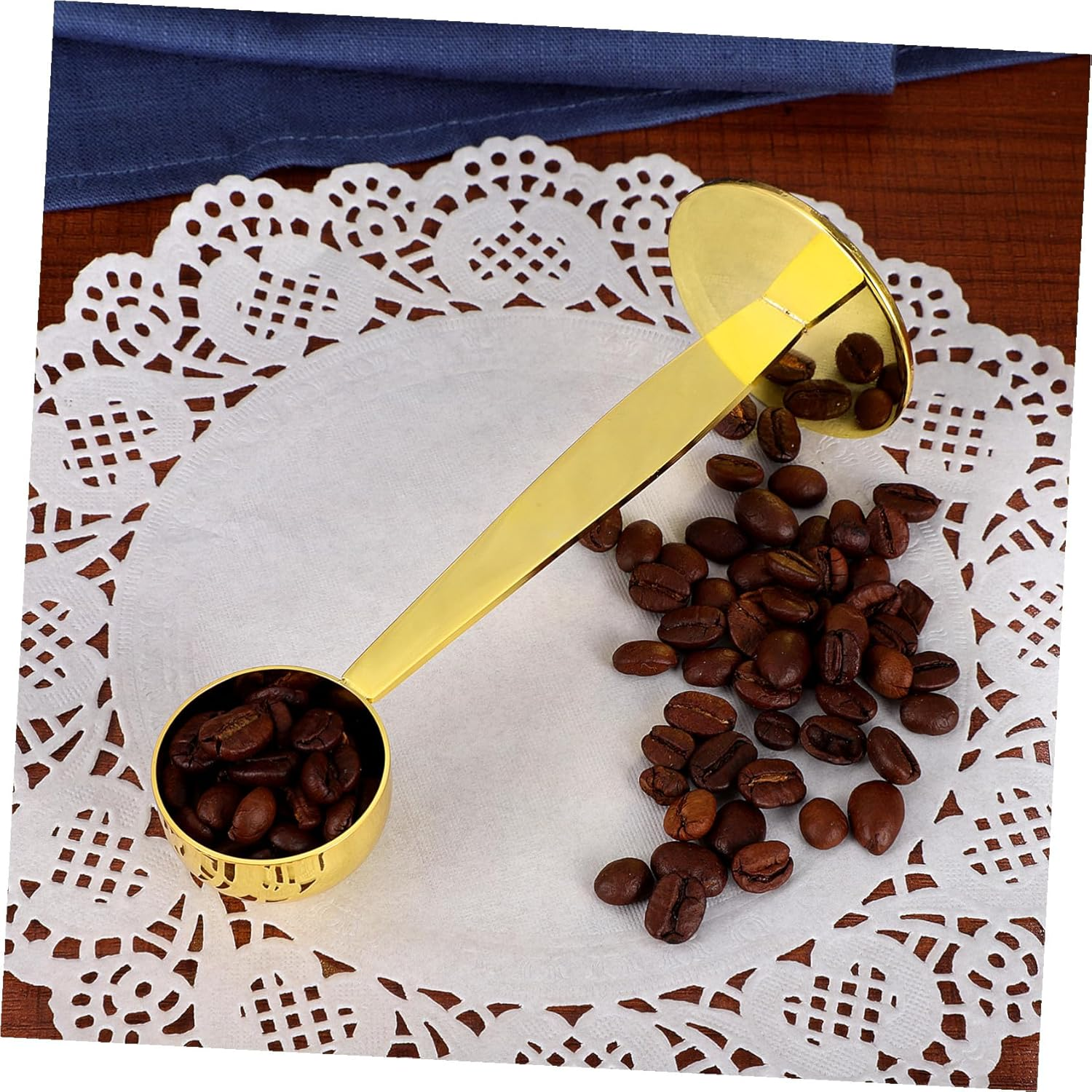 GETAJGHSD Multi-Purpose Stainless Steel Coffee Measuring Spoon with Pressed Bottom for Espresso Milk Powder Tea Sugar and Spices Flavor Spoon for Home Restaurants and Coffee Bars image number 3