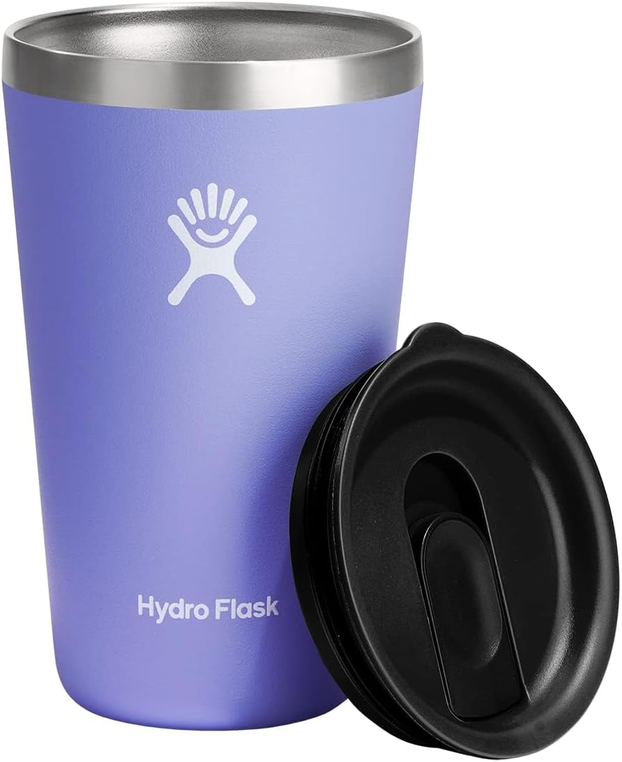 Hydro Flask Stainless Steel 16 OZ All around Tumbler Indigo, Dishwasher Safe - Indigo image number 3