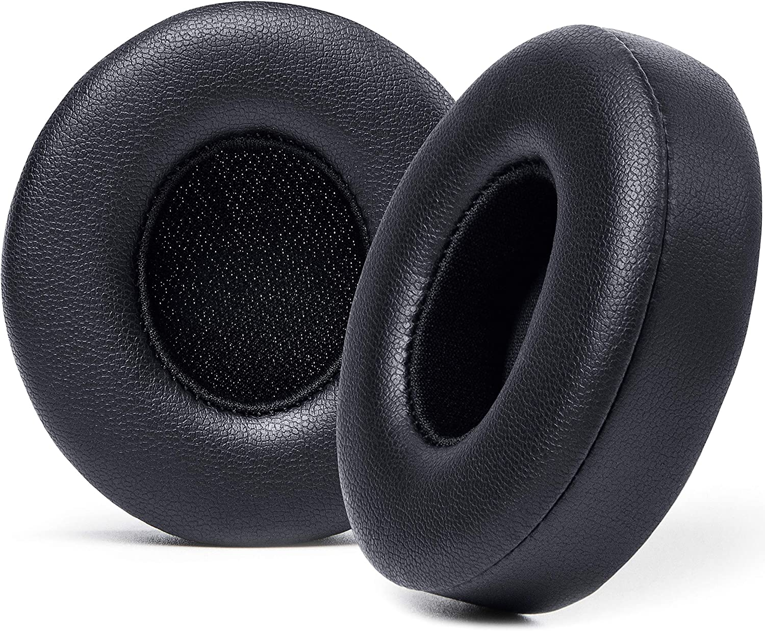 WC Extra Thick Replacement Earpads for Beats Solo 2 & 3 by Wicked Cushions - Ear Pads for Beats Solo 2 & 3 Wireless On-Ear Headphones - Soft Leather, Luxury Memory Foam, Strong Adhesive | Black - Anthracite image number 5
