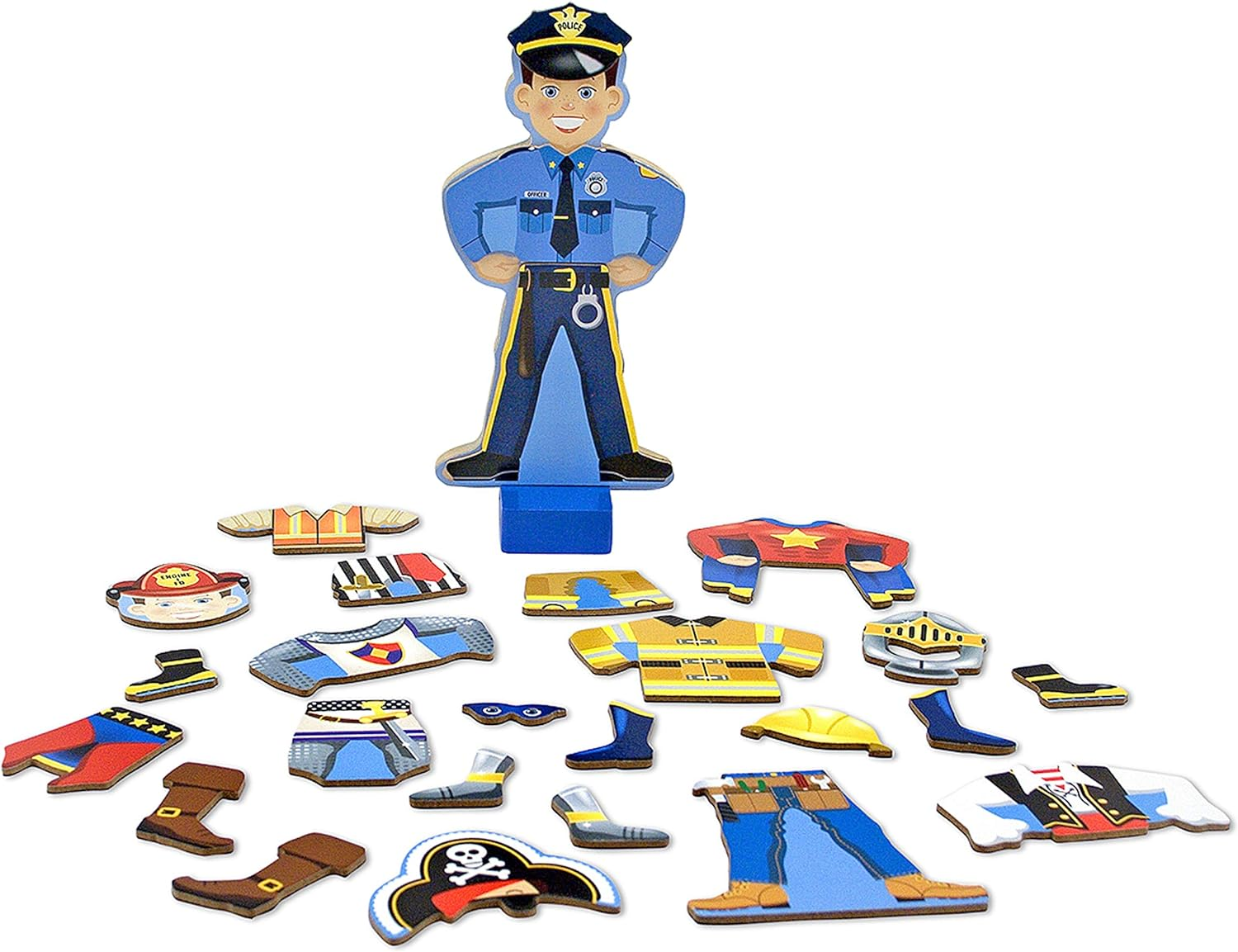 Melissa & Doug - Joey Magnetic Dress-Up - Wood image number 5