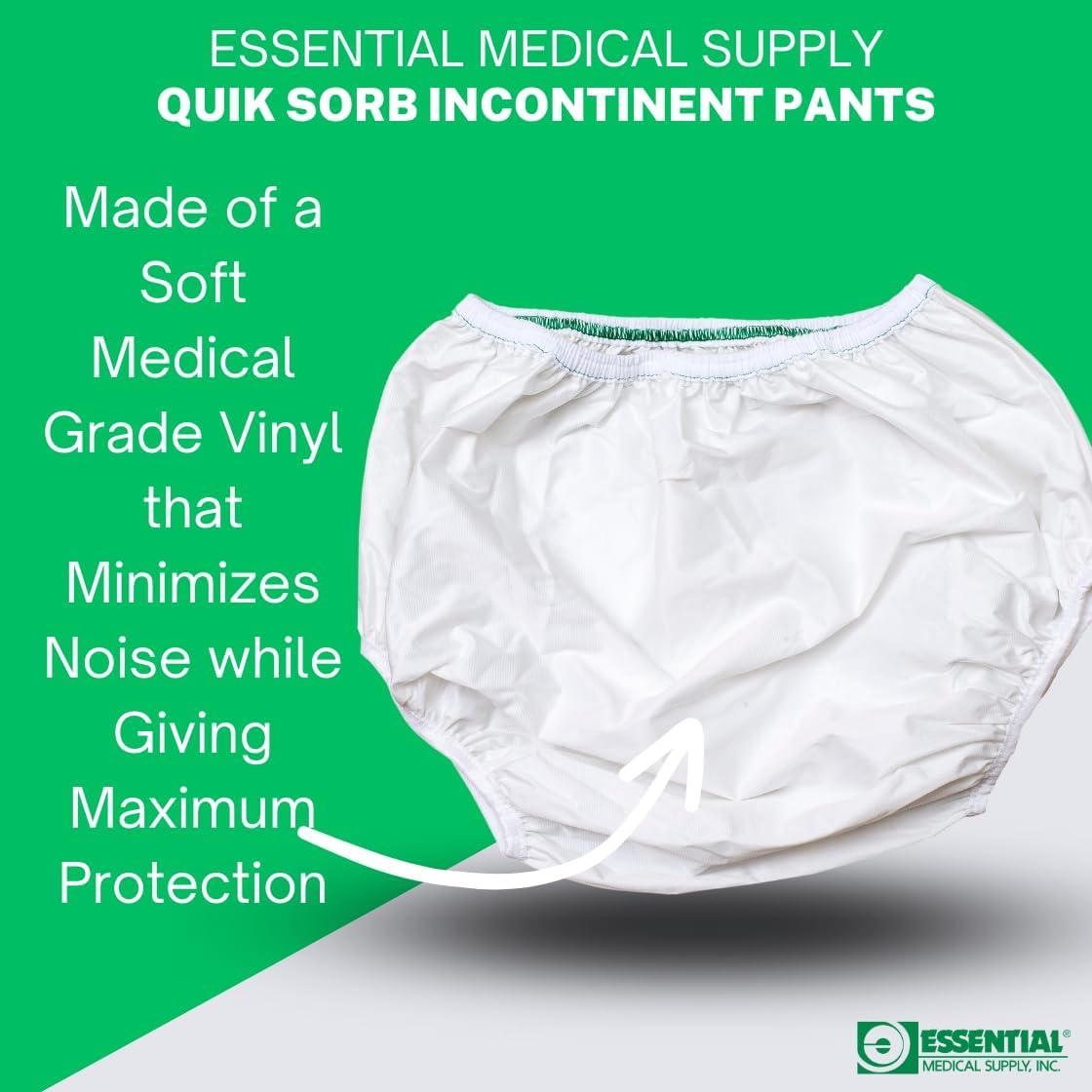 Essential Medical Supply Quik-Sorb Pull on Incontinent Pants, Large image number 2