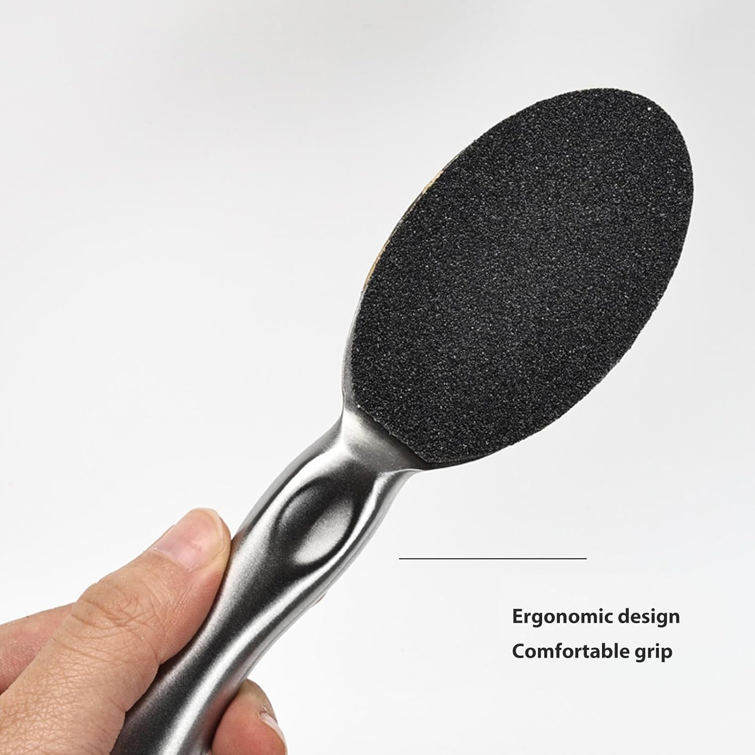 FOOT FILE CALLUS REMOVER SCRUBBER DOUBLE SIDED ERGONOMIC PEDICURE TOOL for HOME and PROFESSIONAL USE image number 5