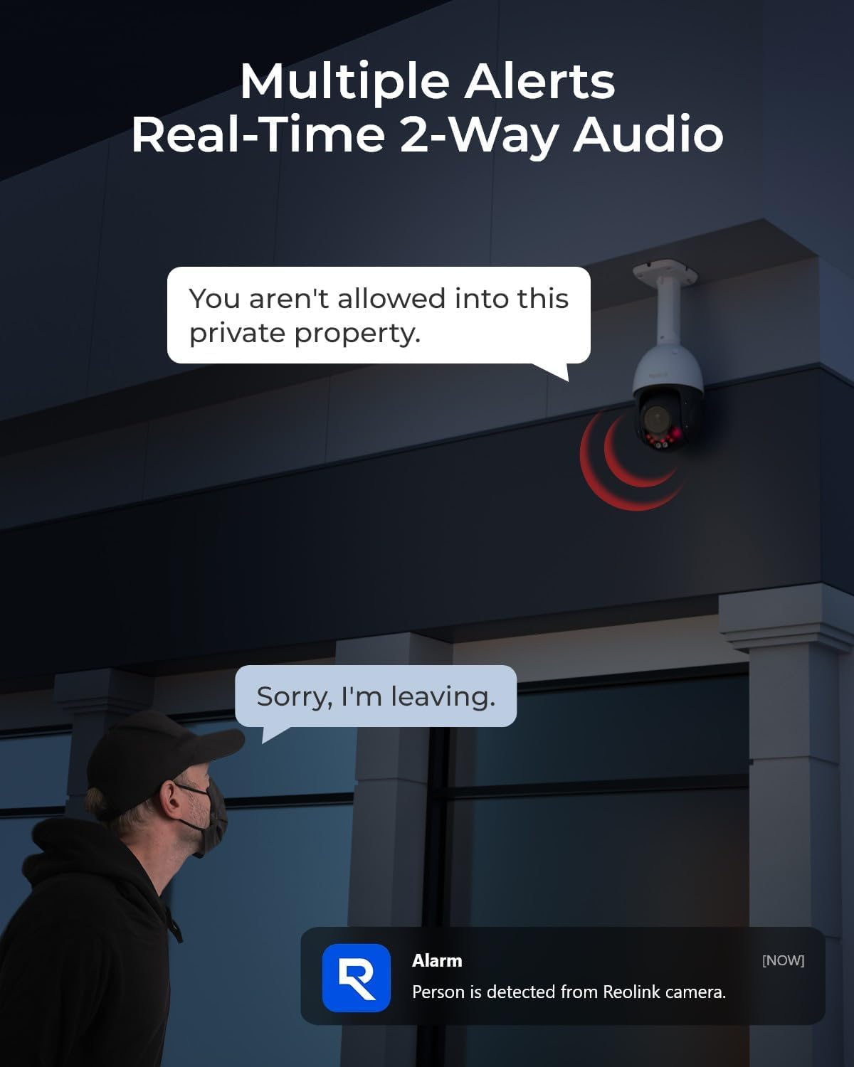 REOLINK RLC-823S2, Smart 4K/8MP UHD PTZ Dome Security Camera with Cutting-Edge 16X Optical Zoom and 3D, Spotlights Color Night Vision, Person/Vehicle/Animal Detection, 2 Way Talk, 24/7 Recording image number 4