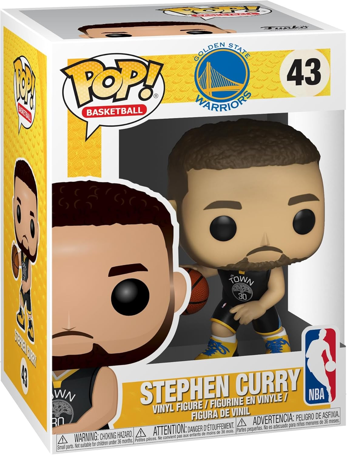 Funko POP! NBA: Warriors - Stephen Curry image number 2