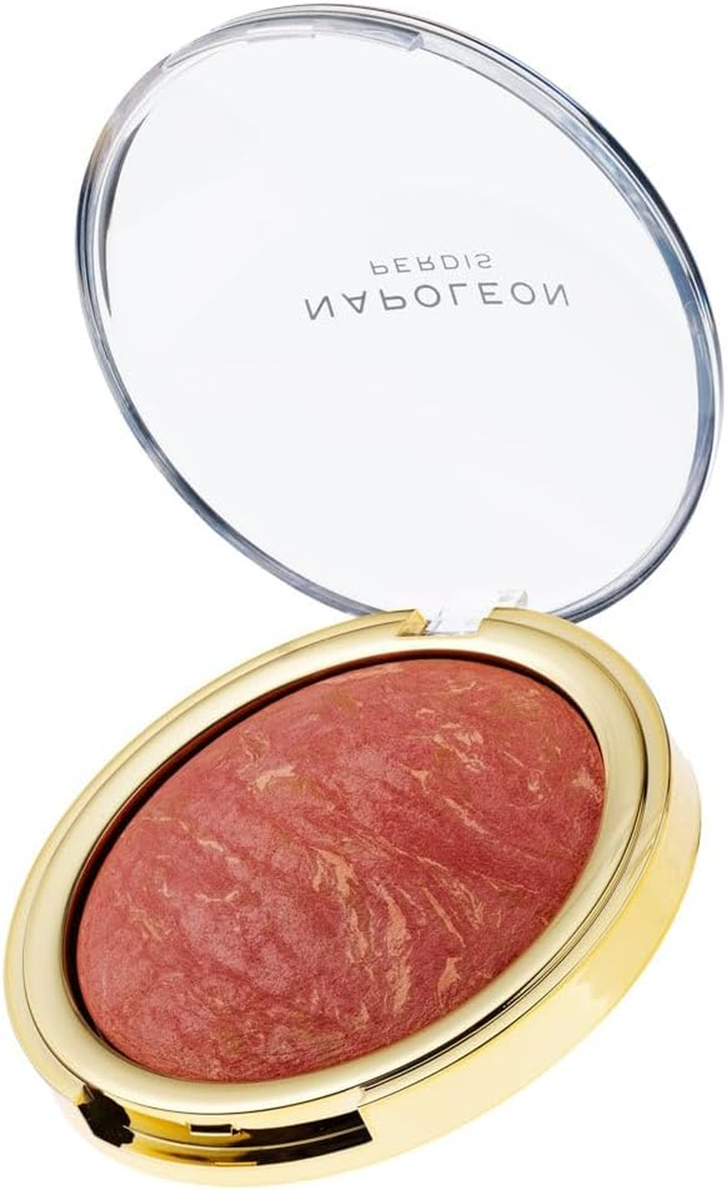Napoleon Perdis Blush Patrol Matte | Velvet-Matte Blush Powder for Buildable Natural Flush of Color | Infused with Vitamin E & Jojoba Seed Oil | Vegan + Paraben Free | Rose (8G)