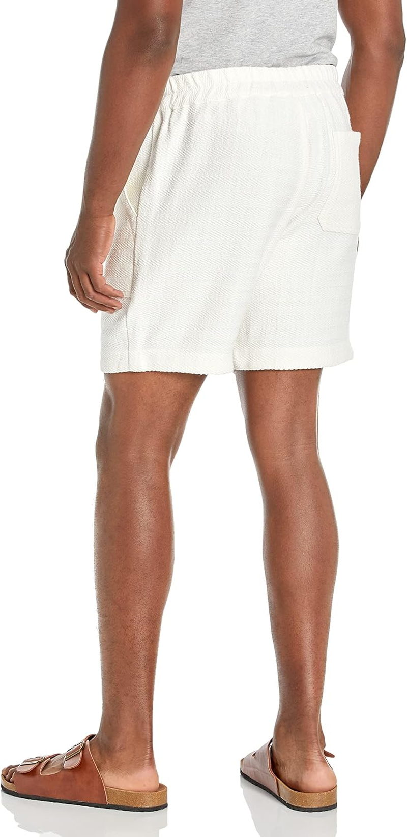 Vince Men'S Textured Herringbone Pull on Short image number 1