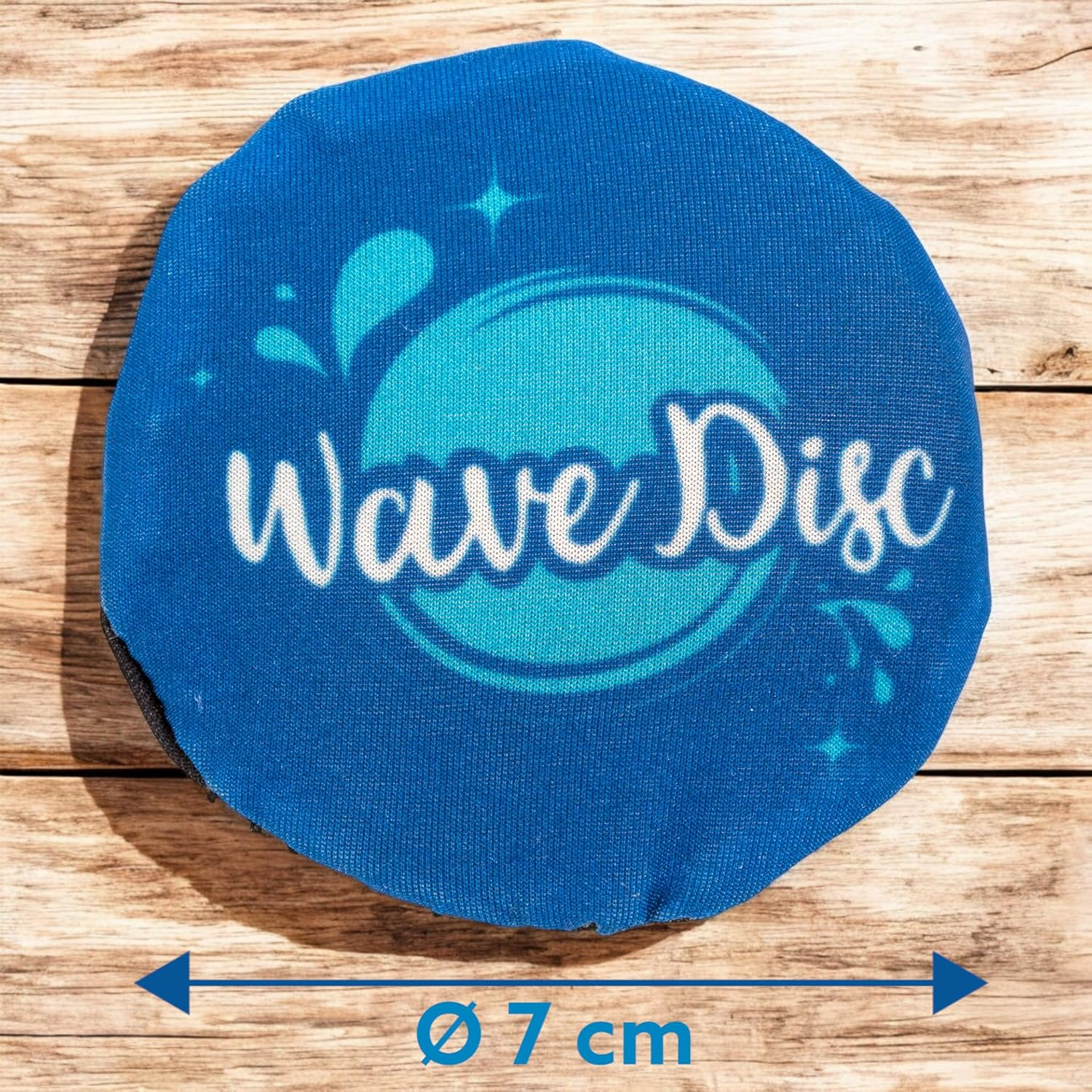 MIJOMA Set of 3 Mini Water Throwing Discs - Colourful Water Frisbees Made of Rubber and Polyester Diameter 7 Cm - Water Toy for Beach and Pool - Soft, Safe and Fun for Young and Old image number 3