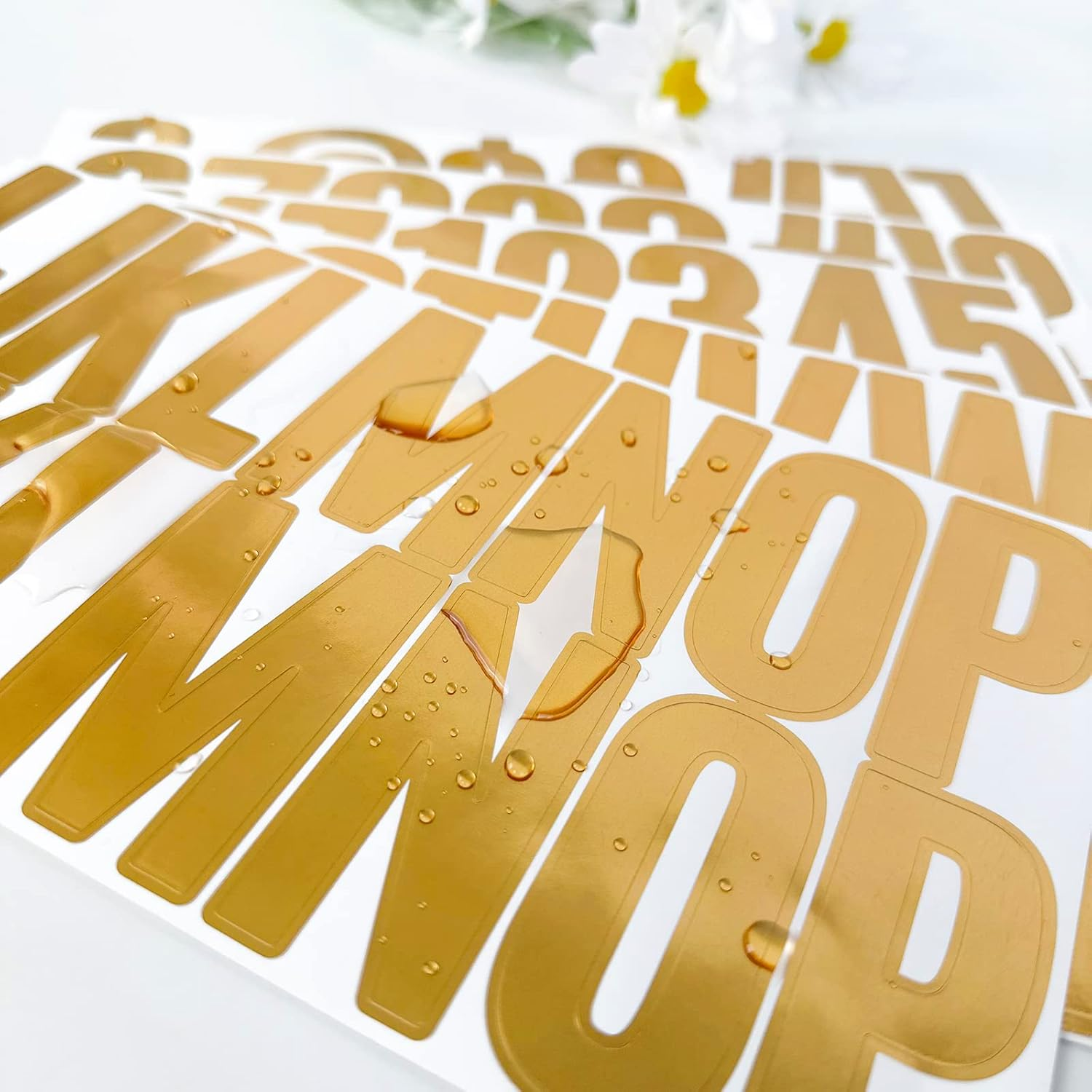 Bemeol 500 Pieces 30 Sheets Large Letter Stickers 2.5 Inch Alphabet Letter Stickers Self Adhesive Letters for Bulletin Board Mailbox Door Classroom Home Decor image number 1