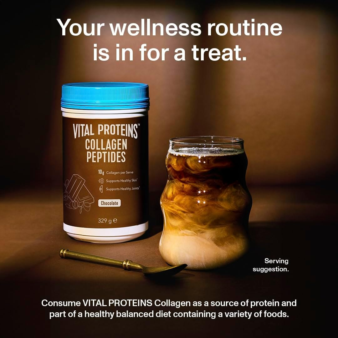 VITAL PROTEINS Chocolate Flavoured Collagen Peptides Powder, 10G Collagen Peptides per Serve (329G) image number 1