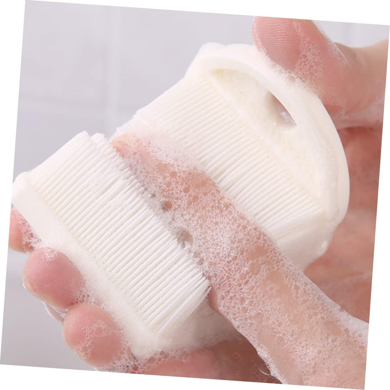 Baluue Baby Nail Cleaning Brush Set Soft Bristle Nail Brush for Gentle Cleaning Flexible Fingernail Cleaner for Infants for Bath Time