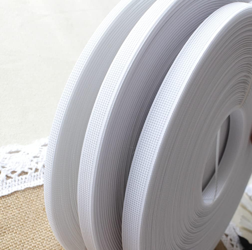 50 Yard 6Mm High Density Polyester Boning for Sewing Wedding Dress Corset,Bridal Gown,Lingerie,Nursing Cap, Party Gown, White (6Mm)