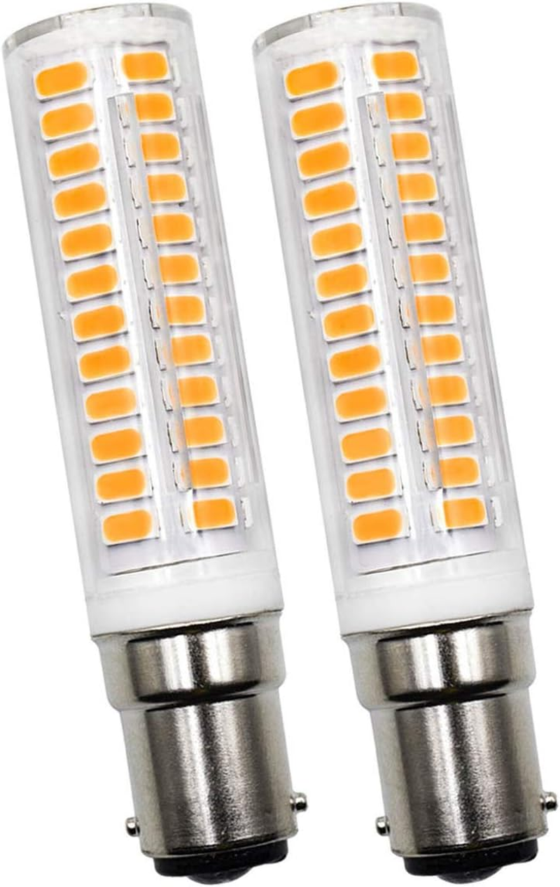 Dimmable B15D LED Bulbs, No Flickering, 6 W, Replaces 60-75 W, Halogen Bulbs, Warm White, 3000 K, 650 Lumens, 360&deg; Beam Angle, AC 220-240 V (Pack of 2) image number 2