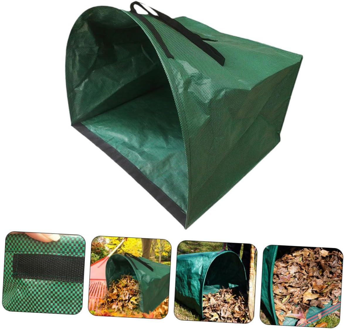 Collapsible Lawn and Leaf Bag Large Capacity Reusable Waste Container for Efficient Garden Cleanup Portable Design for Leaves Weeds and Outdoor Tasks image number 1