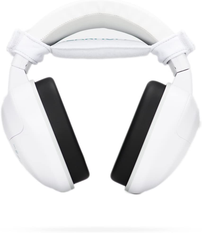 Lucid Audio Hearmuffs Baby Hearing Protection (Over-The-Ear Sound Protection Ear Muffs Infant/Toddler/Child), One Size, White