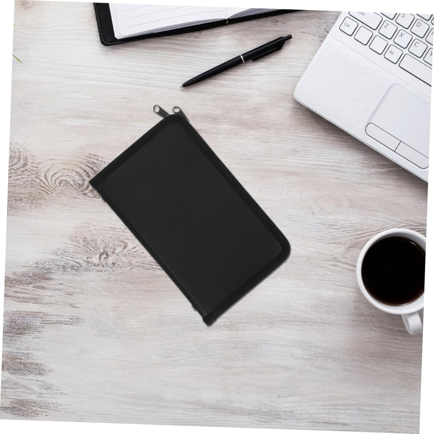 FUNOMOCYA Mini Accordion Bag Zipper for Bills File Folder for Document Storage for Travel Document Organiser and Important Papers Organizer image number 3