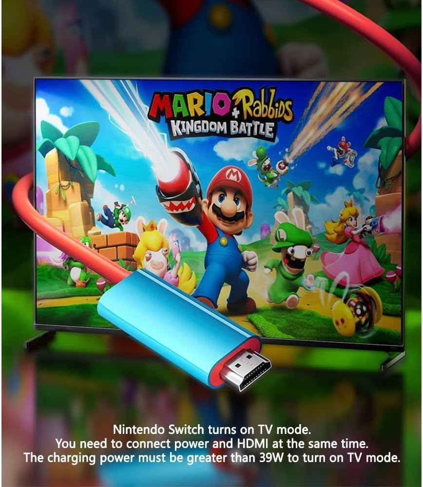 Switch Hdmi Adapter (Black & White) - Black  White image number 6