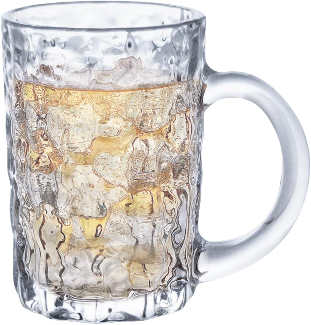 Toyo Sasaki P-26353-JAN Glass Beer Mug, 15.7 Fl Oz (425 Ml), Ice Skull, M, Made in Japan, Dishwasher Safe image number 4