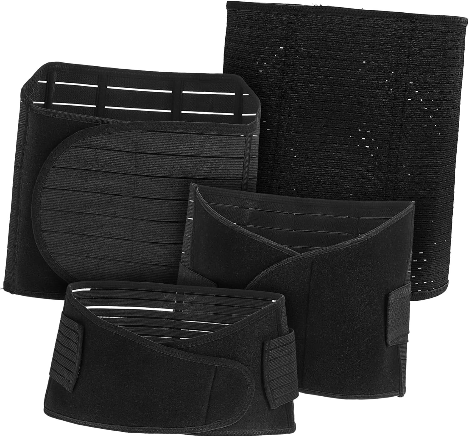 Postpartum Belly Band for Women Supportive Waist Trimmer Abdominal Binder for Comfortable after Birth Easy Closure for Optimal Compression image number 6