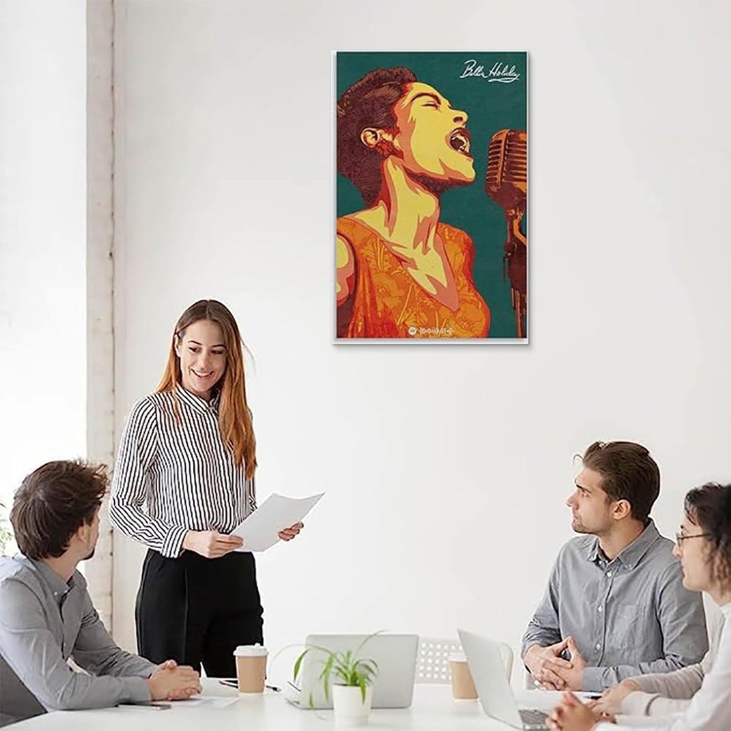 B0D4DT1K1P Poster Canvas Painting Wall Art Picture Home Decor Print for Bedroom Living Room Dorm Study Bar Office 16X24Inch(40X60Cm) Unframe-Style image number 1