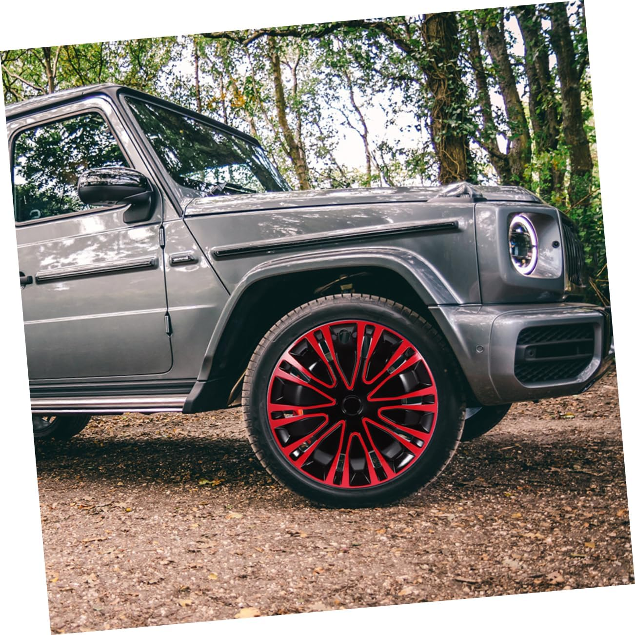 HOLIDYOYO Hubcap Wheel Rim Cover Car Rim Cover Decorative Wheel Cap Easy Install for Vehicle Enhancement image number 2