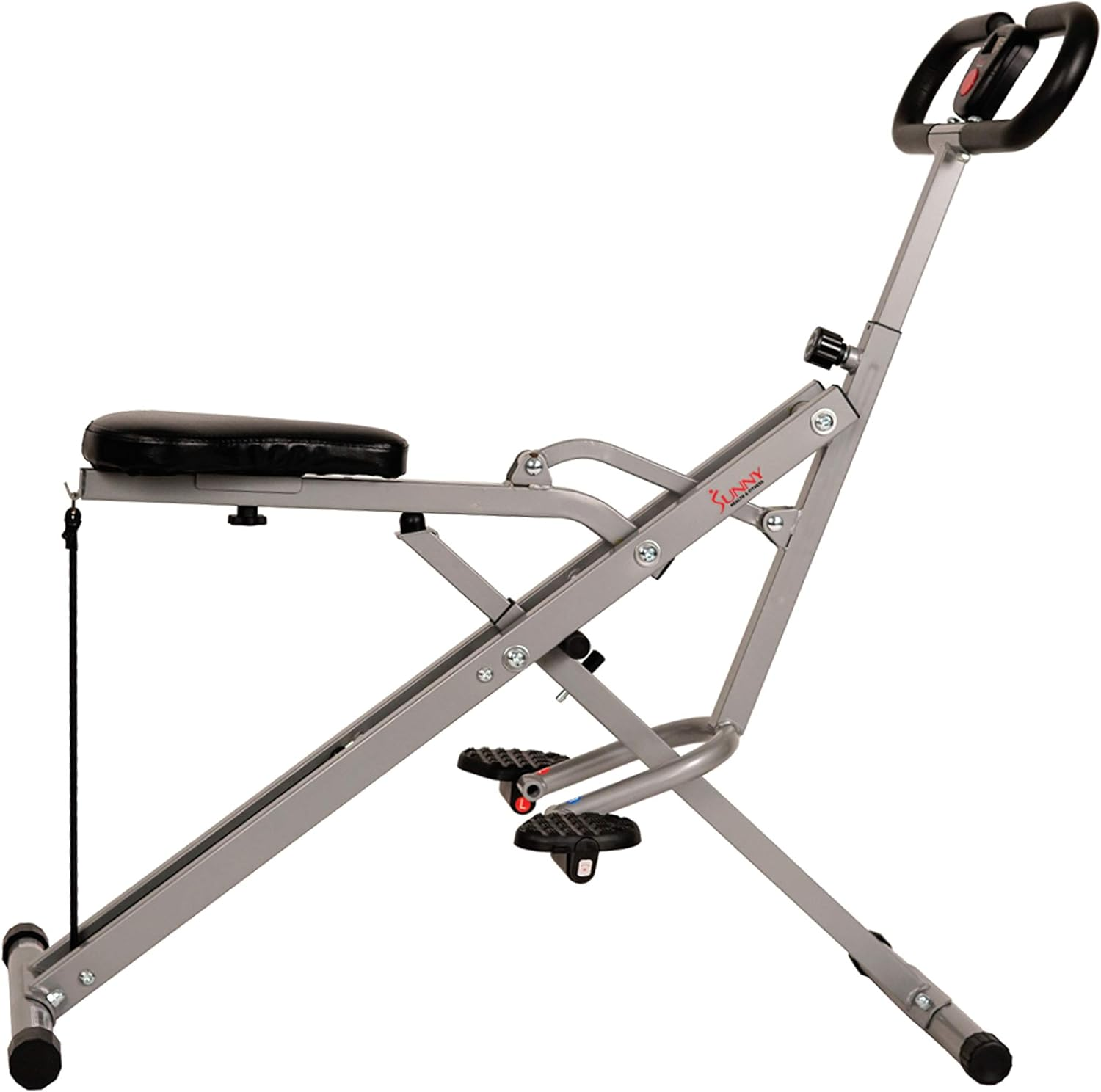 Sunny Health & Fitness Upright Row-N-Rider Rowing Machine Sunny Health & Fitness Upright Row-N-Rider Rowing Machine, Gray image number 6