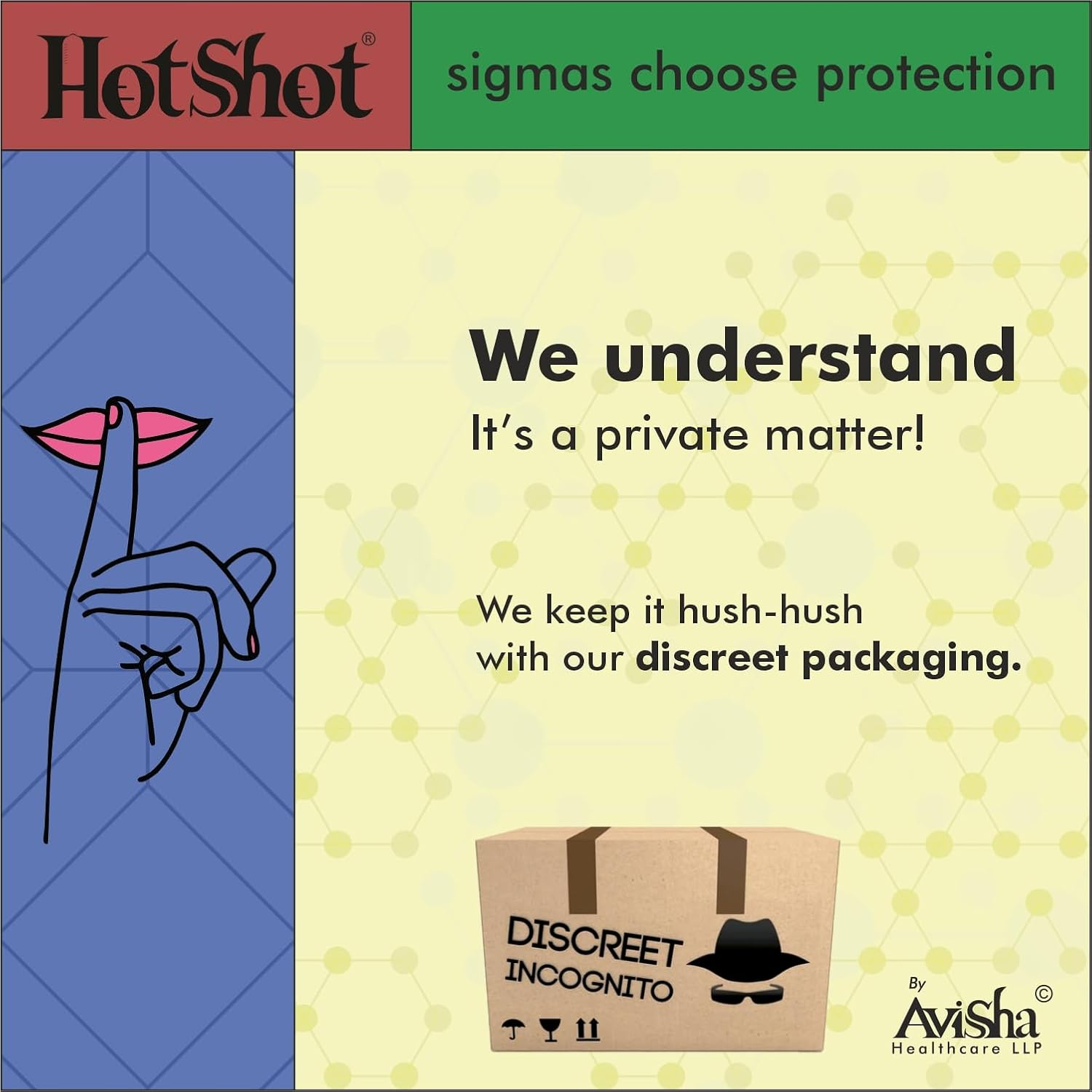 HOT SHOT 4IN1 Dotted, Ribbed, Contored and Extra Time Condom for Men - 10 Count image number 6