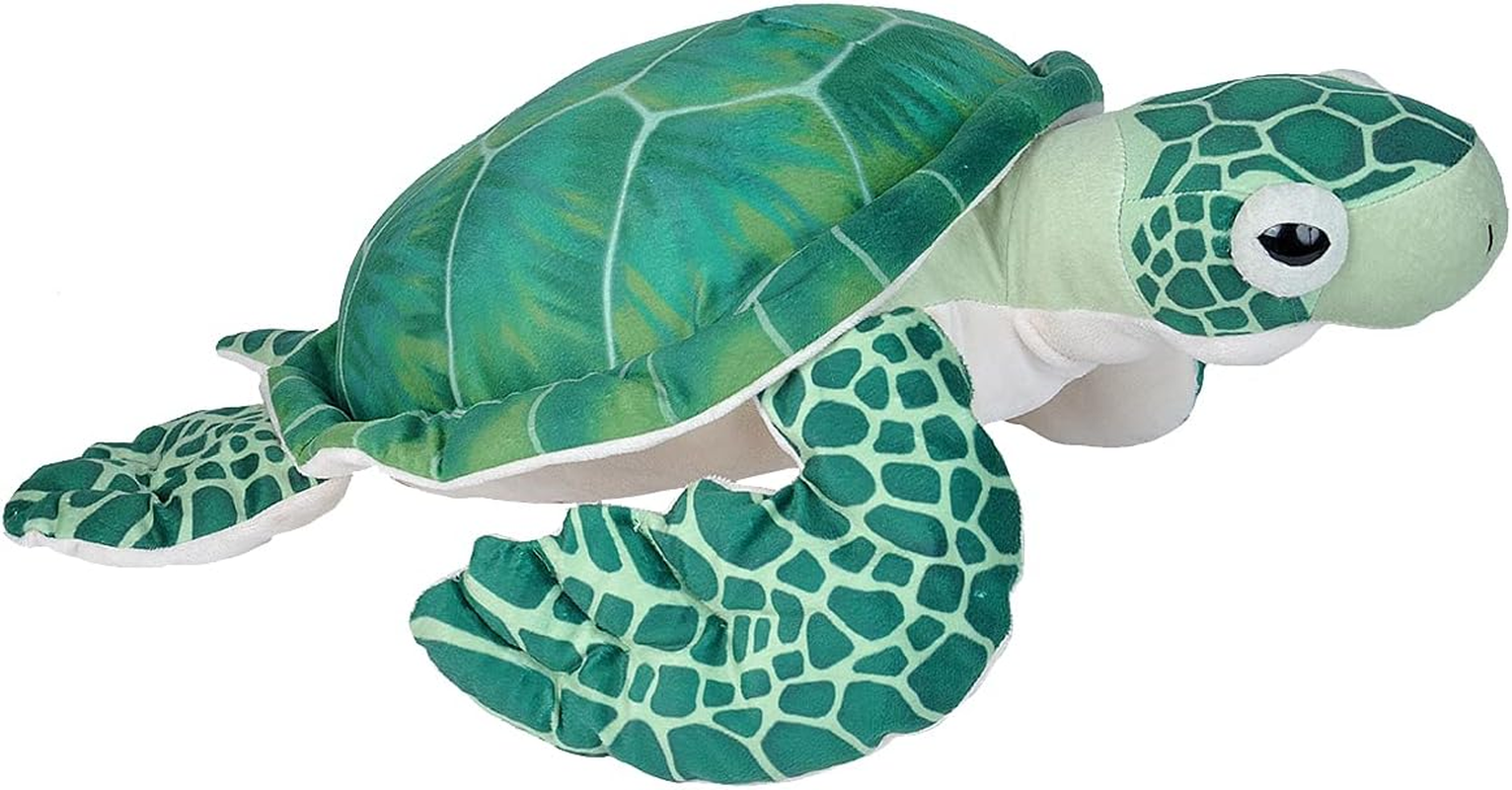 Wild Republic Sea Turtle Plush, Stuffed Animal, Plush Toy, Gifts for Kids, Living Ocean 23 Inches image number 6