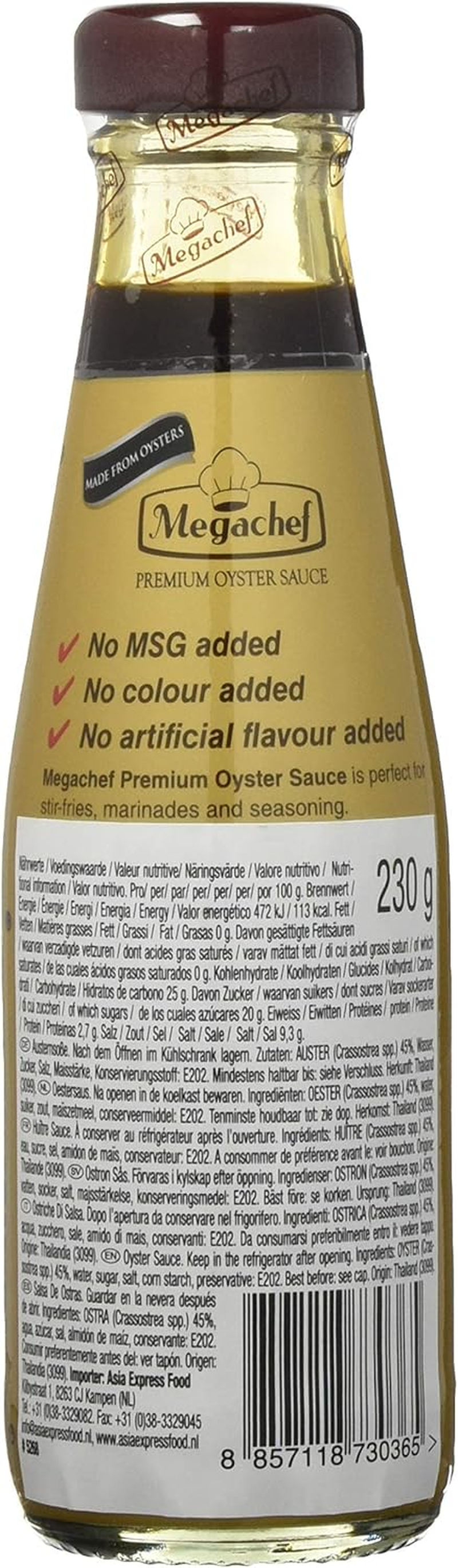 Megachef Premium Oyster Sauce, 230 G